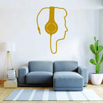 Headphone Metal Wall Decor