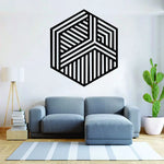 Hexagone Wooden Wall Art