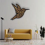 Hummingbird 3D Mandala Wooden Wall Art 4 Layer