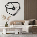 Large Modern Metal Wall Clock