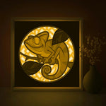 Lizard Shadow Light Box