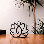 Lotus Flower Metal Tabletop Decor