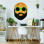 Man 3D Wooden Wall Mask