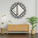 Mandala Metal Wall Mirror