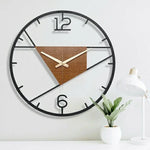 Mid Century Modern Metal Wall Clock