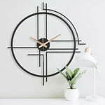 Minimalist Large Metal Wall Clock