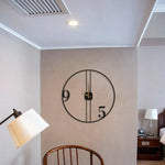 Minimalist Metal Wall Clock Design 8