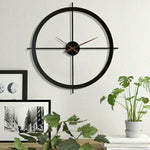 Modern Round Metal Wall Clock