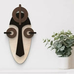 Modern Wooden Hanging Wall Mask