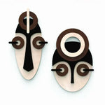 Modern Wooden Hanging Wall Mask