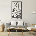 Mona Lisa Line Metal Wall Decor