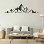 Mountain Line Metal Wall Decor