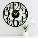 Number Metal Wall Clock