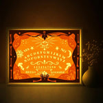 Ouija Board Shadow Light Box