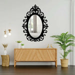 Oval Metal Wall Mirror 4