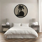 Palm Tree Wooden Wall Art