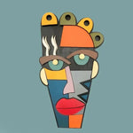 Picasso Faces 3D Wood Hanging Wall Mask