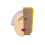 Pop Art Wooden Wall Mask