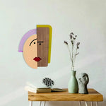 Pop Art Wooden Wall Mask