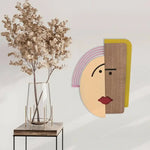 Pop Art Wooden Wall Mask