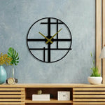 Round Large Metal Wall Clock