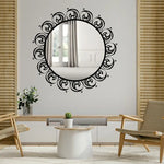 Round Metal Wall Mirror 1