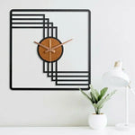 Square Metal Wall Clock