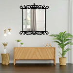 Square Metal Wall Mirror 10