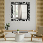 Square Metal Wall Mirror 12