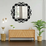 Square Metal Wall Mirror 3