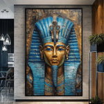 Tutankhamun Abstract Canvas Wall Art