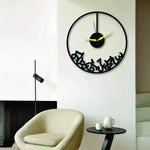 Unique Round Large Metal Wall Clock