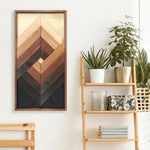 Geometric Hanging Wooden Wall Art / Abstract Hanging Wooden Wall Art WWA-384