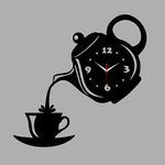 Cafe/ Hotel/ Coffee Lover Metal Wall Clock