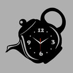 Kettle Analog  Metal Wall Clock