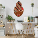 Women Swag Wooden Wall Mask