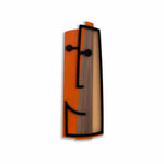 Wooden Wall Mask Orange